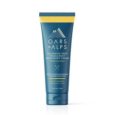 Oars + Alps Whole Body Cream Deodorant - California Coast