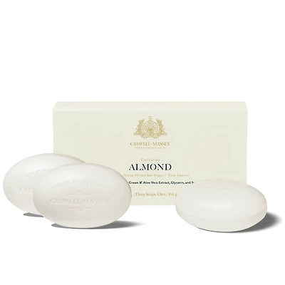 Caswell-Massey Almond Bar Soap - 3pc Set
