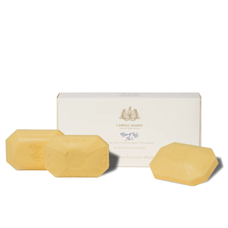 Caswell-Massey Elixir of Love Bar Soap - 3pc Set