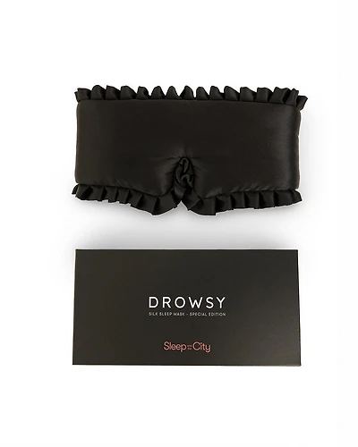 Drowsy Sleep in the City Silk Sleep Mask