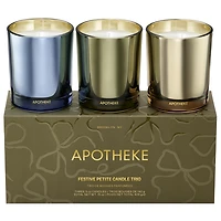 APOTHEKE Festive Petite Scented Candle Trio