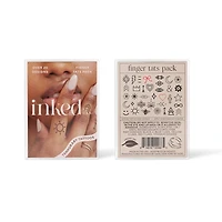 Inked by Dani Finger Tats Temporary Tattoo Pack
