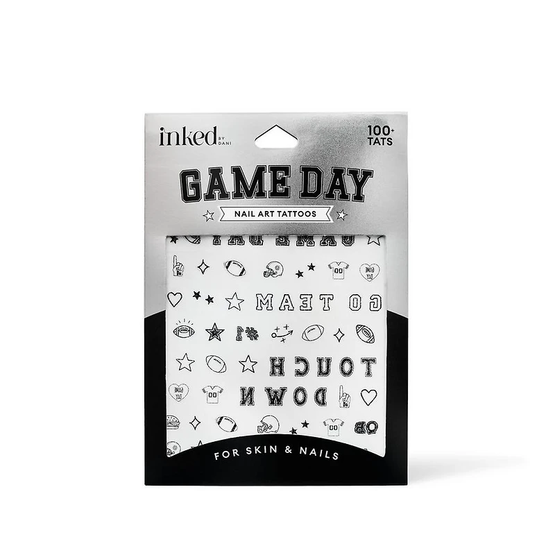 Inked by Dani Game Day Victory Nail Art