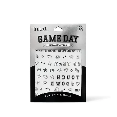 Inked by Dani Game Day Victory Nail Art