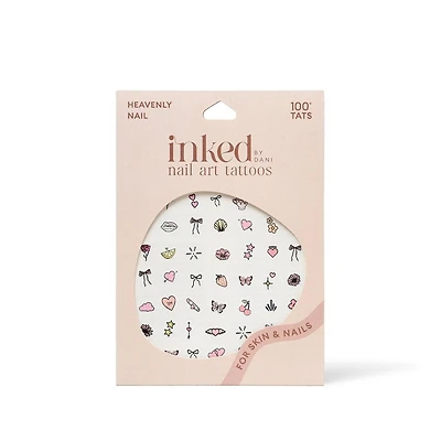 Inked by Dani Heavenly Nail Art Temporary Tattoo Pack
