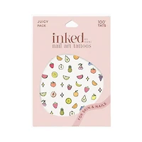 Inked by Dani Juicy Nail Art Temporary Tattoo Pack