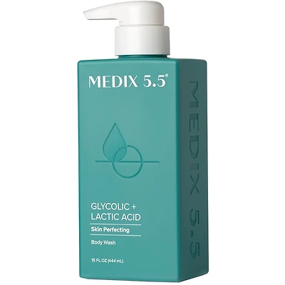 Medix 5.5 Glycolic Acid + Lactic Acid Skin Perfecting Exfoliating Body Wash Cleanser