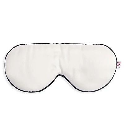 White Lotus Beauty 100% Mulberry Silk Eye Mask Cruelty-Free - White