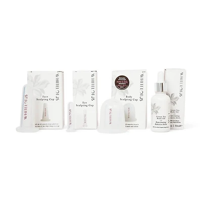 White Lotus Beauty Face Eye Body Sculpting Cupping Set