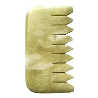 White Lotus Beauty Genuine Crystal Comb Chemical Free Jade