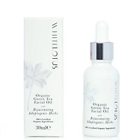 White Lotus Beauty Green Tea Facial Oil With Rejuvenating Bioactive Herbs
