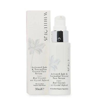 White Lotus Beauty Activated Jade & Tourmaline Crystal Face Serum