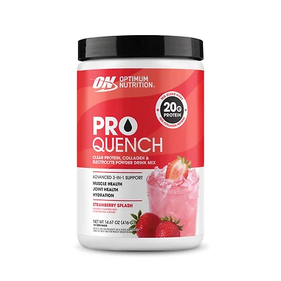 Optimum Nutrition ProQuench Whey + Collagen Protein Powder - Strawberry