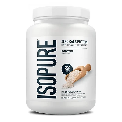 Isopure Protein Zero Carb Protein Powder - Unflavored