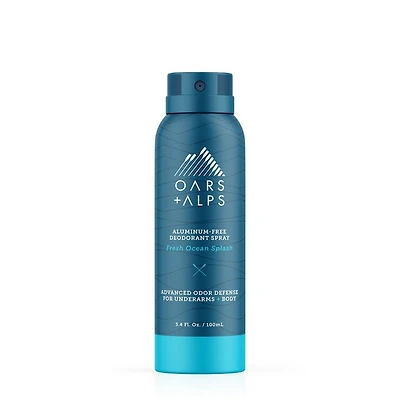 Oars + Alps Aluminum-Free Spray Deodorant - Ocean Splash