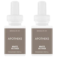 APOTHEKE White Vetiver Pura Smart Scent Fragrance Refill, Set of 2