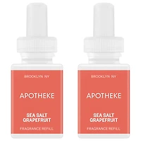 APOTHEKE Sea Salt Grapefruit Pura Smart Scent Fragrance Refill Set