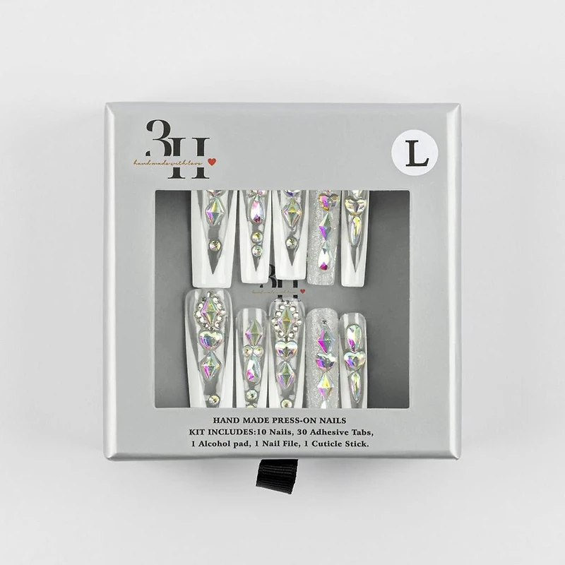 3H Nails Runway Royale Handmade Press-On