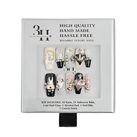 3H Nails Whimsical Charm Handmade Press-On