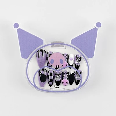 3H Nails Kuromi Almond Nails