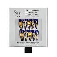 3H Nails Empire Gold Handmade Press-On