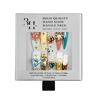 3H Nails Majestic Fantasy Handmade Press-On