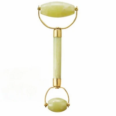 White Lotus Beauty Genuine Crystal Roller Chemical Free Jade