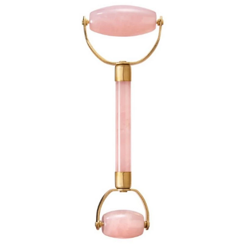 White Lotus Beauty Genuine Crystal Roller Chemical Free Rose Quartz