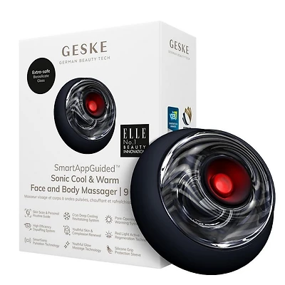Geske SmartAppGuided Sonic Cool & Warm Face and Body Massager | 9 1