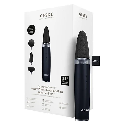 Geske SmartAppGuided Electric Pumice Foot Smoothing Multi-Pen | 8 1