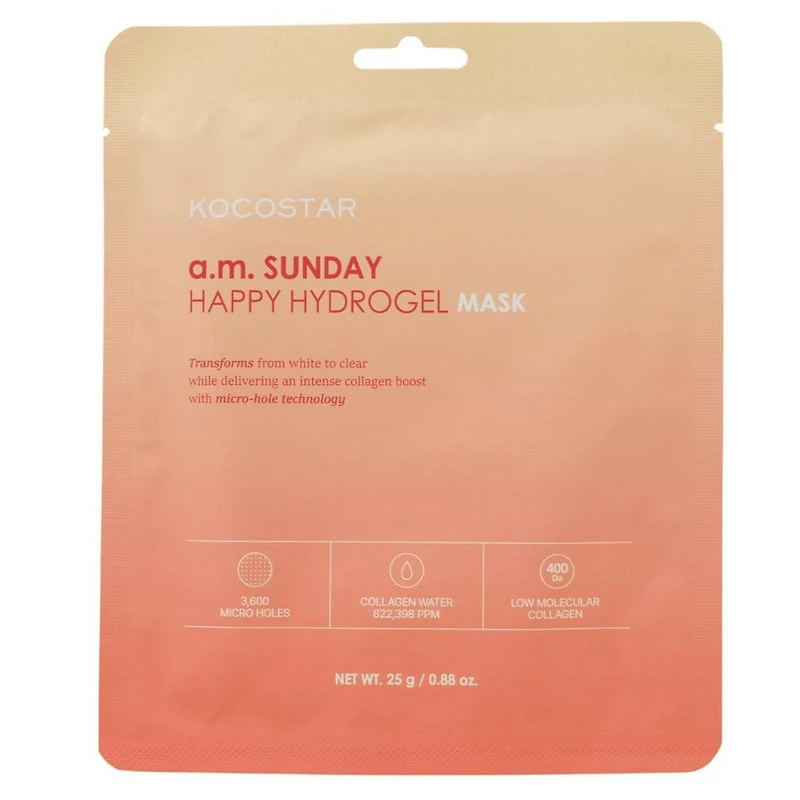 KOCOSTAR a.m. Sunday Happy Hydrogel Mask