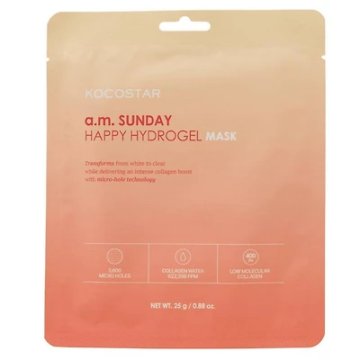 KOCOSTAR a.m. Sunday Happy Hydrogel Mask