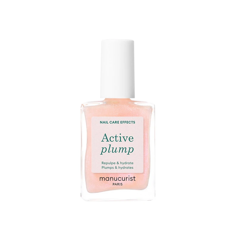 Manucurist Active Plump Collagen-Infused Nail Polish for a Pearly Baby Pink finish