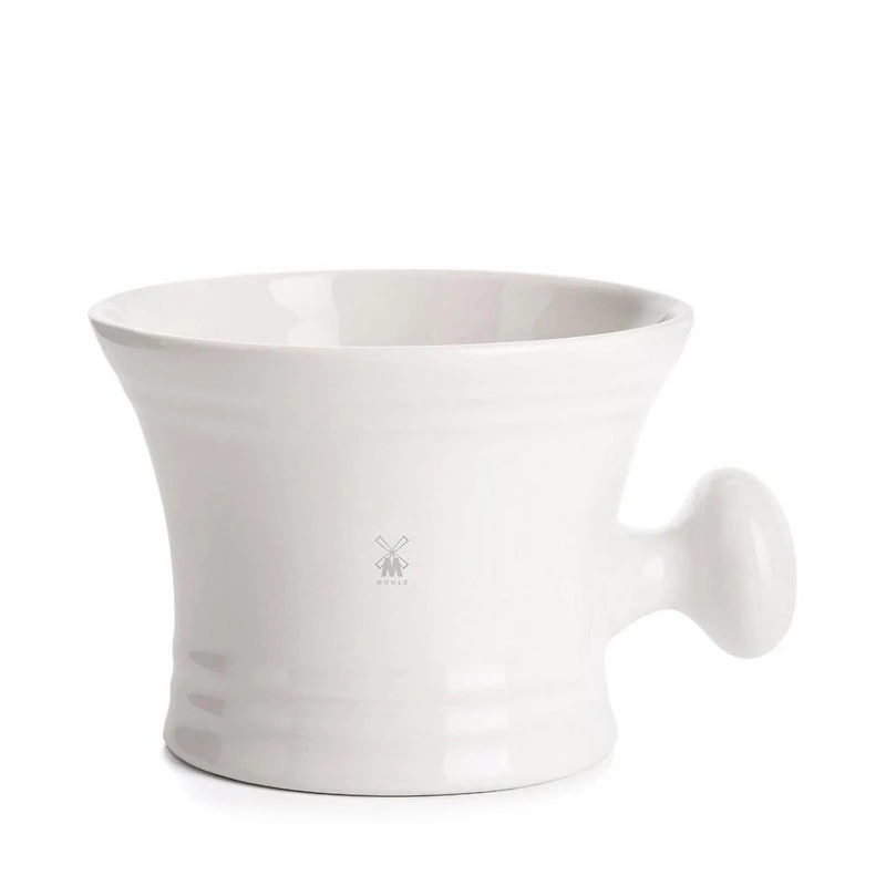 MUHLE Porcelain Shaving Mug with Handle - White