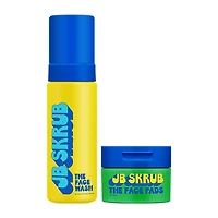 JB Skrub Face Wash & Face Pads Duo for Tweens and Teens