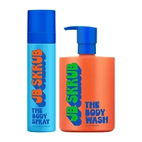 JB Skrub Body Wash & Body Spray Duo for Tweens and Teens