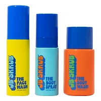 JB Skrub Travel-Size Face & Body Set for Tweens and Teens