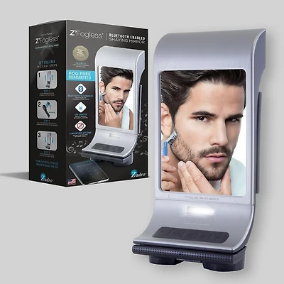 Zadro Lighted Fogless Shower Mirror with Bluetooth - 6631637713083