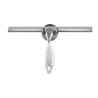 Zadro Shower Squeegee with Wall Mount Bracket - Clear