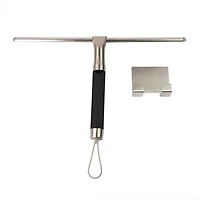 Zadro Shower Squeegee with Hanging Loop and Wall Mount