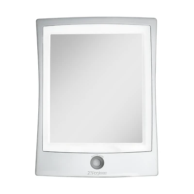 Zadro Rechargeable LED Lighted Fogless Shower Mirror - Silver