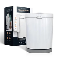 Zadro Fluted Towel Warmer - White/Gray