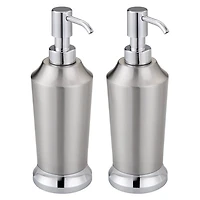 iDesign Brushed Stainless Steel Soap Dispenser