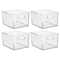 iDesign Small Stackable Bathroom Storage Bin - ct