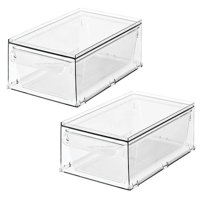 iDesign 2-Pack Stackable Storage Drawers