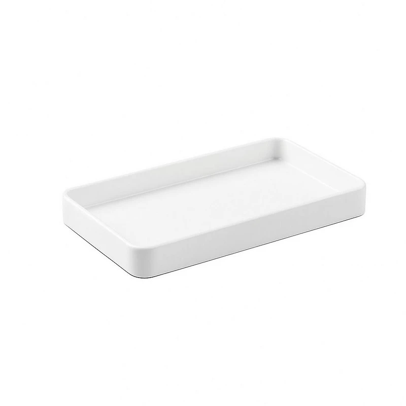 iDesign Steel Bathroom Vanity Tray - ct