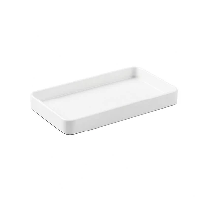 iDesign Steel Bathroom Vanity Tray - ct