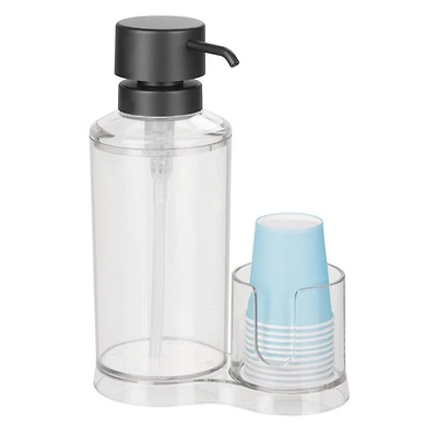 iDesign Mouthwash Caddy with Cup Holder