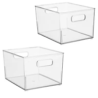 iDesign Small Stackable Bathroom Storage Bin - ct