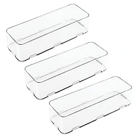 iDesign Interlocking Plastic Drawer Organizer